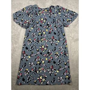 Ann Taylor Women's Floral Ruffle Flowy Short Sleeve Dress Size 4P